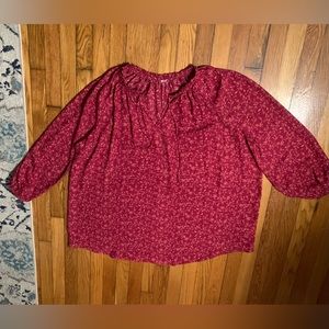 Old Navy new condition flowy patterned blouse 3x